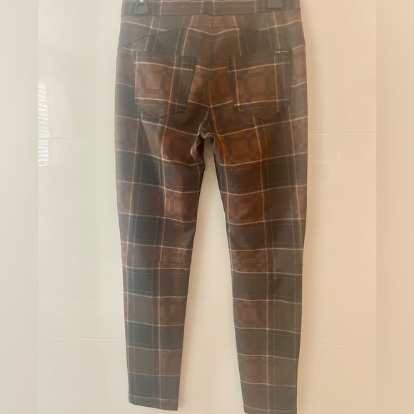 ANTHROPOLOGIE Sanctuary Plaid Runway Leggings - Brown Pattern - M - Picture 10 of 12